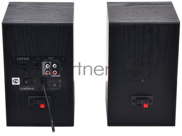 Колонки Edifier R980T темное дерево/черный Активные, 2 x 12W RMS, 70-18000Гц, дерево
