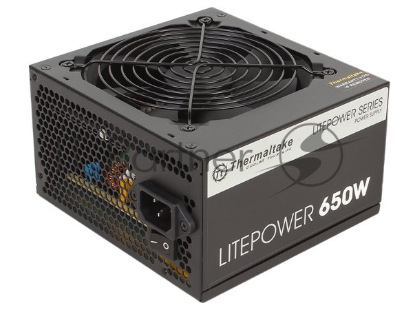 Блок питания Thermaltake Litepower (PS-LTP-0650NPCNEU-2), 650Вт, 120мм, черный