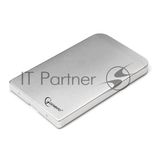 Внешний корпус для HDD Gembird EE2-U2S-41-S 2.5" EE2-U2S-41, серебро, USB 2.0, SATA, металл