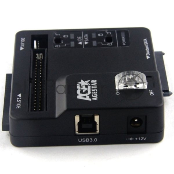 Док-станция для HDD/SSD AGESTAR 3FBCP, черный