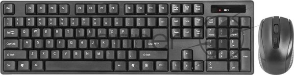 Комплект клавиатура + мышь Defender C-915 RU черный USB Беспроводной, полноразмерный