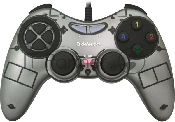 Геймпад Defender Zoom USB Xinput, 10 кнопок, 2 стика
