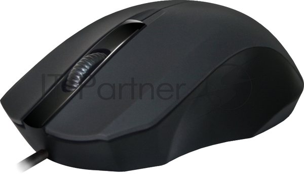 Мышь проводная Defender MM-310 черный, 1000 dpi, USB, кнопки - 3