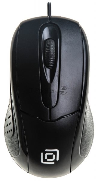 Мышь проводная Oklick 305M черный, 1000 dpi, USB, кнопки - 3