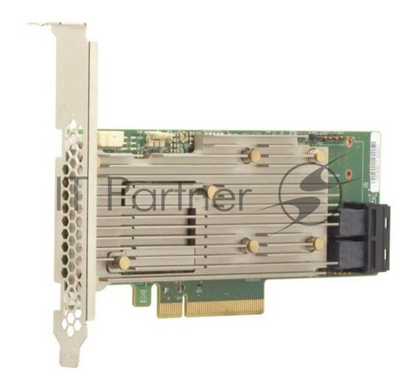 Контроллер MegaRAID 9460-8I SGL (05-50011-02), PCIe 3.1 x8 LP, SAS/SATA/NVMe, RAID 0,1,5,6,10,50,60, 8port(2 * int SFF8643), 2Gb Cache, 3508ROC