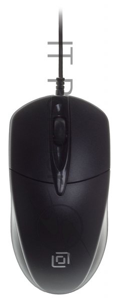 Мышь проводная Oklick 275M черный, 1000 dpi, USB, кнопки - 3
