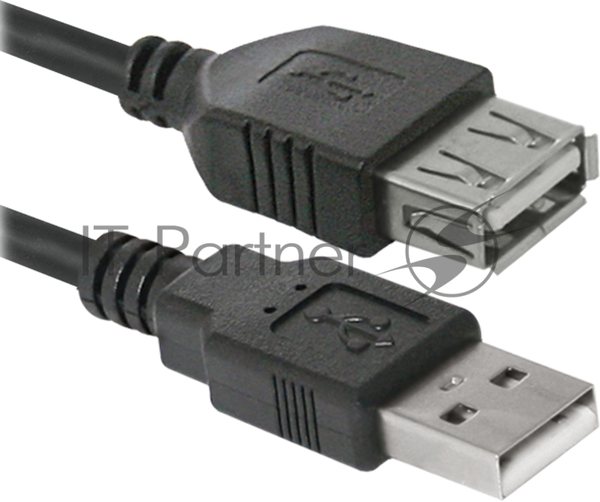 Кабель USB Defender USB02-10 USB2.0 AM-AF, 3.0м