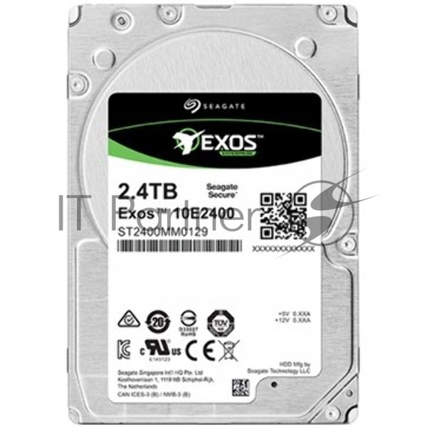 Жесткий диск Seagate 2.4Tb SAS 12Gb/sST2400MM0129 2.5" Exos eMLC 16Gb 10000rpm 256MB 512e