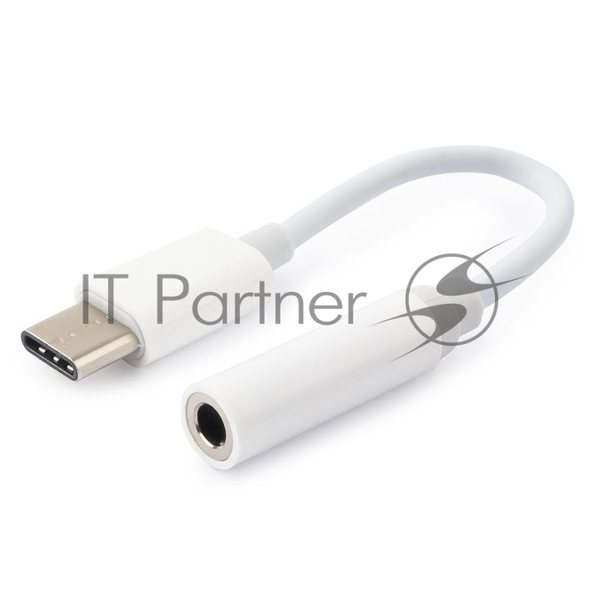 Переходник Cablexpert Переходник USB, USB Type-C/Jack3.5F, пакет (CCA-UC3.5F-01-W)