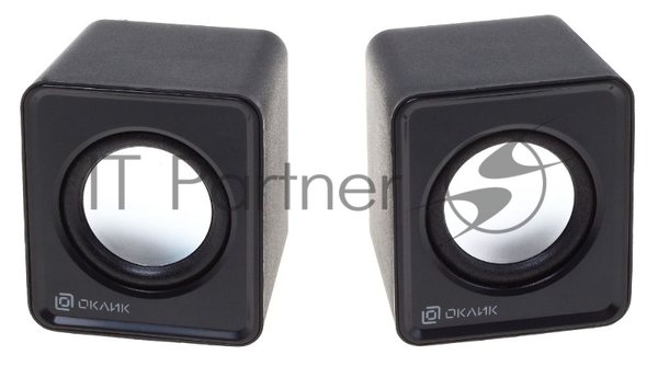 Акустическая система Oklick OK-331 2.0 черный 6Вт