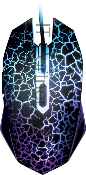 Мышь проводная Qumo Terra M02 черный, 3200 dpi, USB, кнопки - 6