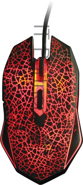 Мышь проводная Qumo Solaris M10 + коврик, проводная, оптическая, 800/1200/1600/2200 dpi
