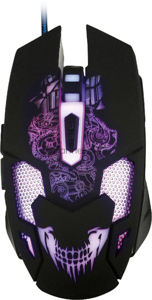 Мышь проводная Qumo Annihilator M04 черный, 3200 dpi, USB, кнопки - 6