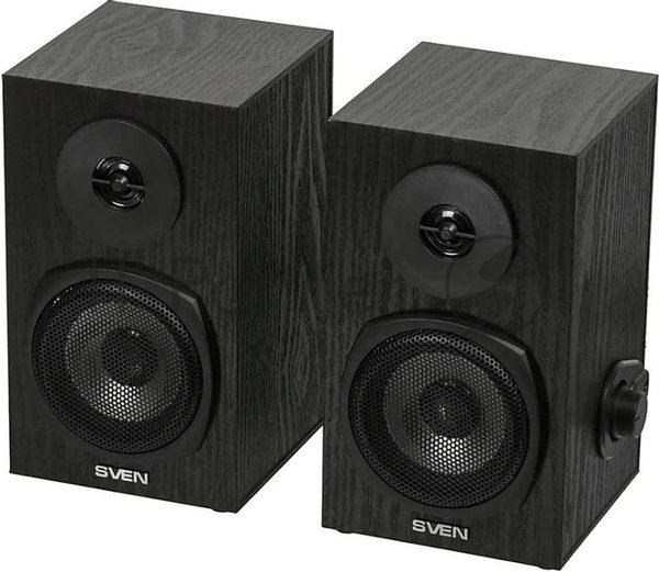 Акустическая система SVEN SPS-575 2.0 черный 6Вт