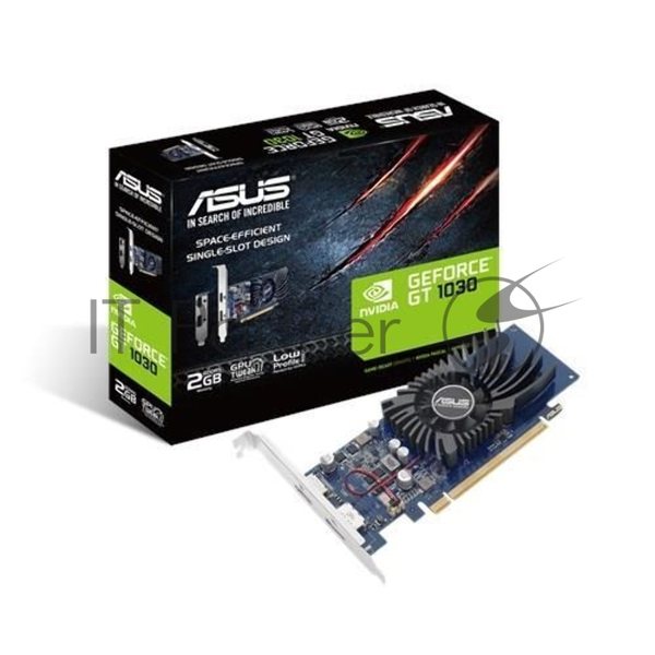 Видеокарта Asus GT1030-2G-BRK nVidia GeForce GT 1030 2048Mb 64bit GDDR5 1228/6008/HDMIx1/DPx1/HDCP PCI-Elow profile Ret