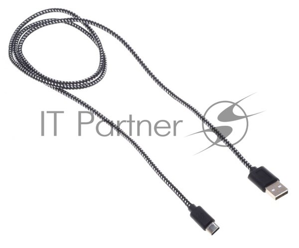 Кабель Buro Braided USB A(m)-USB Type-C (m) 1м (BHP RET TYPEC1)