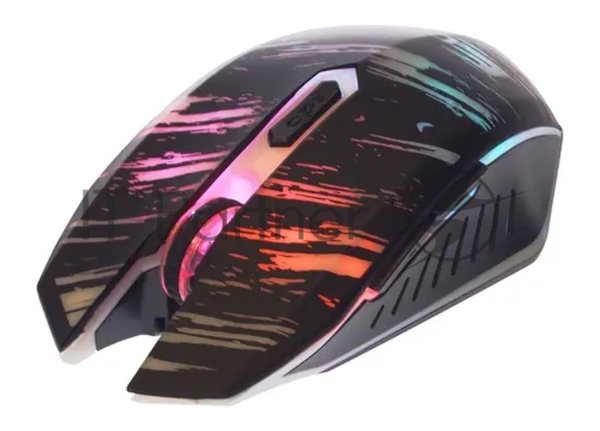 Мышь беспроводная Qumo Edge M17 черный, 2400 dpi, радиоканал, USB, кнопки - 6