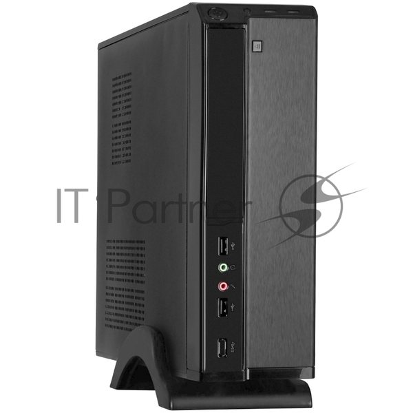 Компьютерный корпус ExeGate EX268691RUS Компьютерный корпус MiniITX ExeGate MI-207 Black, miniITX/mATX, (M450, 80мм), 2хUSB, Audio