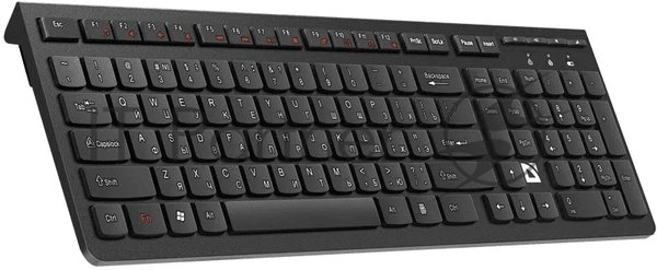 Клавиатура беспроводная Defender ULTRAMATE SM-535 RU USB, радиоканал, черный