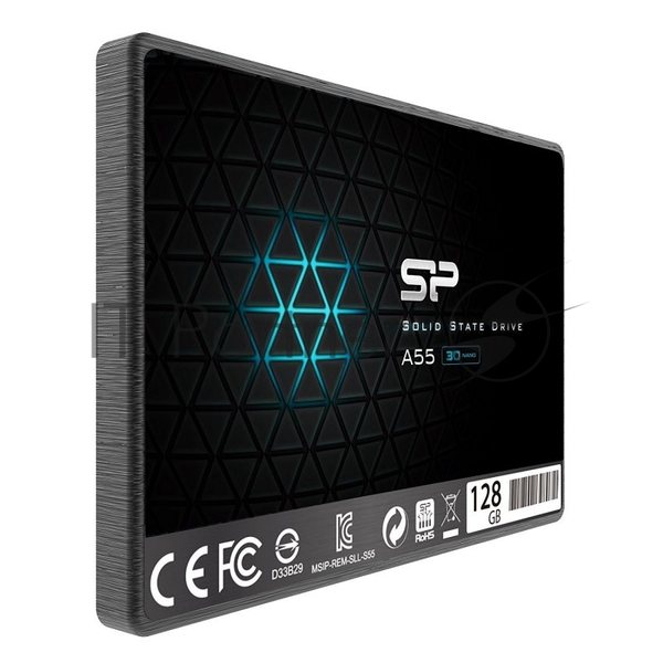 Накопитель SSD Silicon Power Ace A55, 128Gb, SATA, 2.5", R/W 460/360