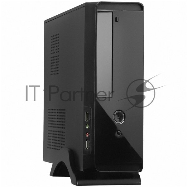 Компьютерный корпус MiniITX ExeGate MI-209 Black, miniITX/mATX, (M300, 80мм), 2хUSB, Audio