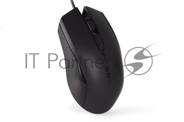 Мышь проводная A4Tech OP-760 черный, 1200 dpi, USB, кнопки - 3