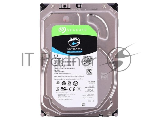 Жесткий диск Seagate 6TB 5400rpm SATA 6GB/S 256MB ST6000VX001 Seagate SkyHawk