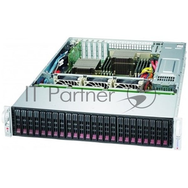 Корпус Supermicro CSE-216BE1C4-R1K23LPB 2U/24x2.5" hot-swap SAS/SATA/1200W