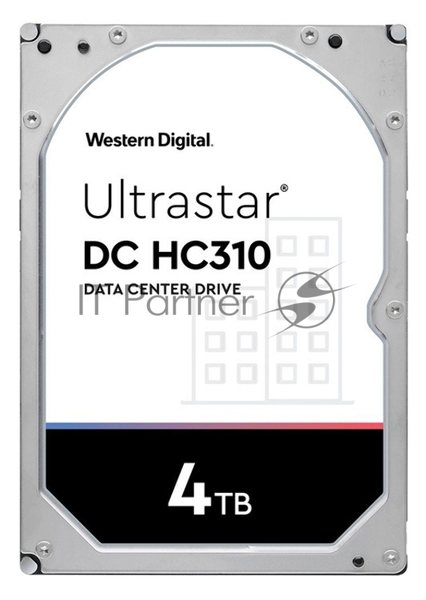 Жесткий диск Western Digital HGST SAS 3.0 4Tb 0B36048 HUS726T4TAL5204 Ultrastar 7K6 (7200rpm) 256Mb 3.5"