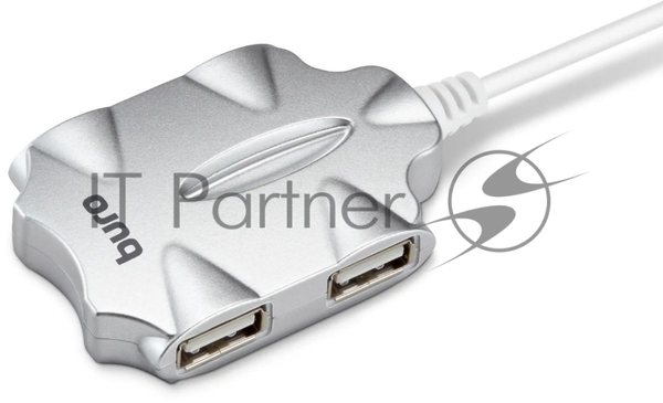 USB-концентратор Buro BU-HUB4-0.5-U2.0-Candy, USB 2.0, USB 4 порта, USB