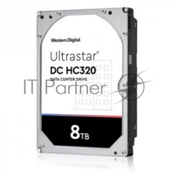 Жесткий диск Western Digital SAS 8TB 7200RPM 12GB/S 256MB DC HC320 0B36400 HGST