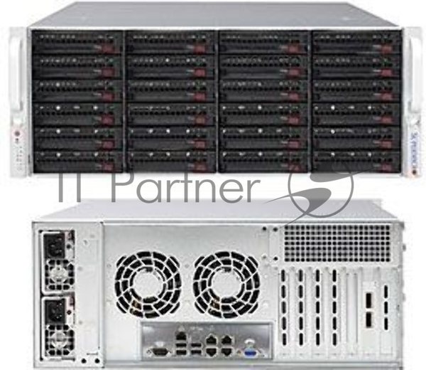 Корпус Supermicro CSE-846BE1C-R1K23B 4U 1200W
