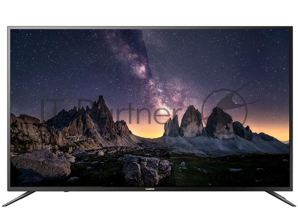 Телевизор Harper 65" 65U750TS черный LED UHD 60Hz Smart TV Android 1.5GB/8GB