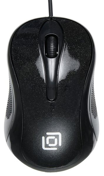 Мышь проводная Oklick 385M черный, 1000 dpi, USB, кнопки - 3
