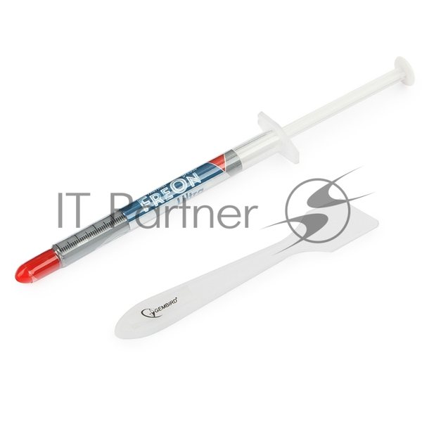 Термопаста Gembird FreOn Ultra GF-21-1.5 для радиаторов, 1,5гр, шприц