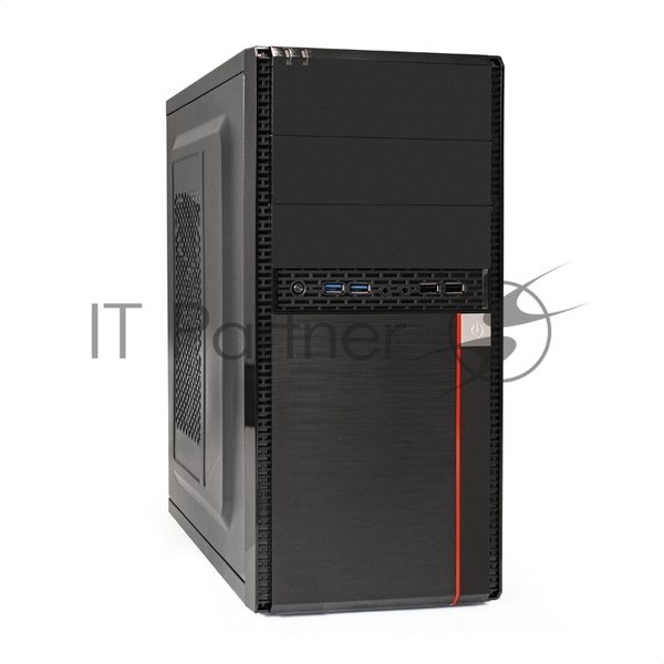 Корпус ExeGate MA-371X-UN500, Mini-Tower, чёрный, БП 500 Вт
