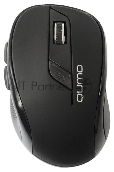 Мышь беспроводная Qumo Office Line M63 серый, 1600 dpi, радиоканал, USB, кнопки - 6