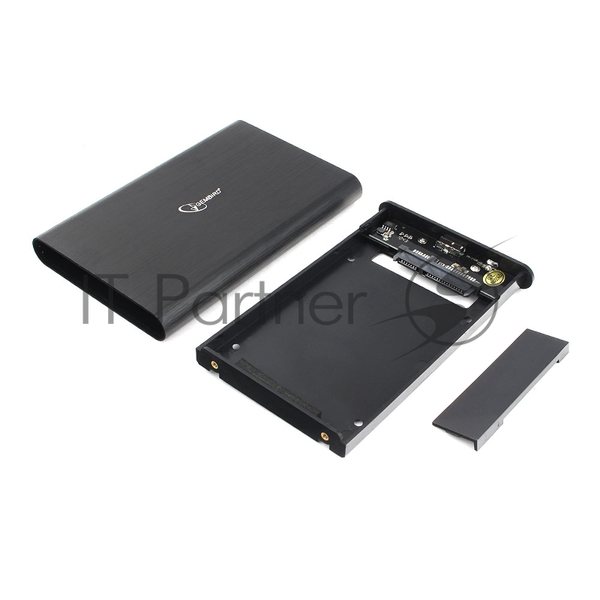 Внешний корпус 2.5" Gembird EE2-U3S-50, черный, USB 3.0, SATA, алюминий