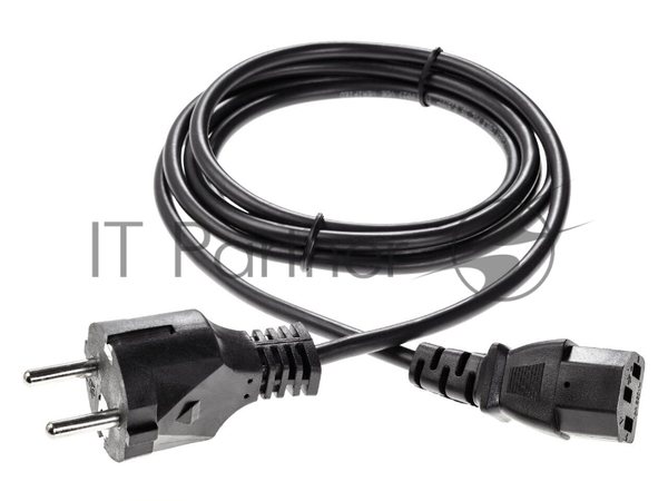 Кабель компьютер - розетка 1,5 м 220V (Европейский стандарт) VCOM/TELECOM