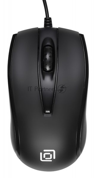 Мышь проводная Oklick 325M черный, 1000 dpi, USB, кнопки - 3