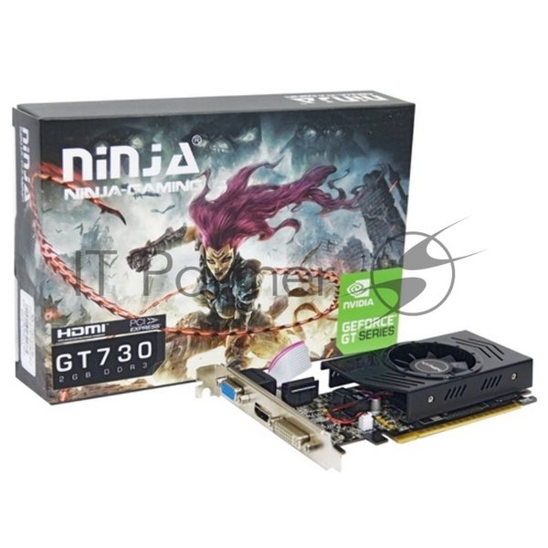 Видеокарта Sinotex Ninja GT730 (96SP) 2G 128BIT DDR3 (DVI/HDMI/CRT) LP PCIE ,NK73NP023F RTL {50}