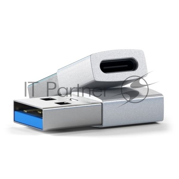 Адаптер Satechi USB Type-A to Type-C. Цвет серебристый.