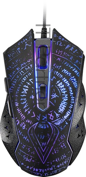 Мышь проводная Qumo Valhalla M35 черный, 3200 dpi, USB, кнопки - 6