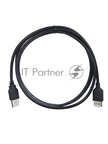 Кабель-удлинитель TELECOM USB2.0 Am-->Af 1,5 м черный TUS6990-1.5M