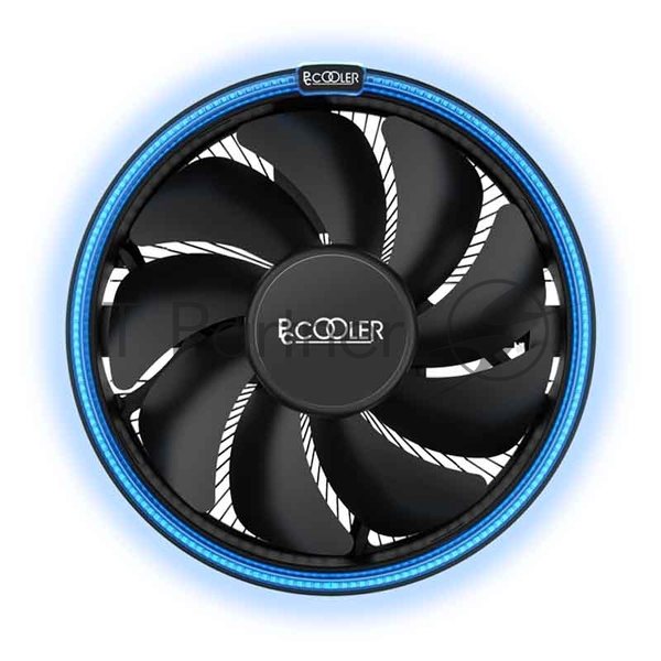 Кулер PCCooler E126MB черный 120мм алюминий 1800rpm 26.5db 4-pin 92W 70мм