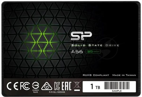 Накопитель SSD Silicon Power Ace A56, 1TB, SATA III, 2.5", R/W 560/530