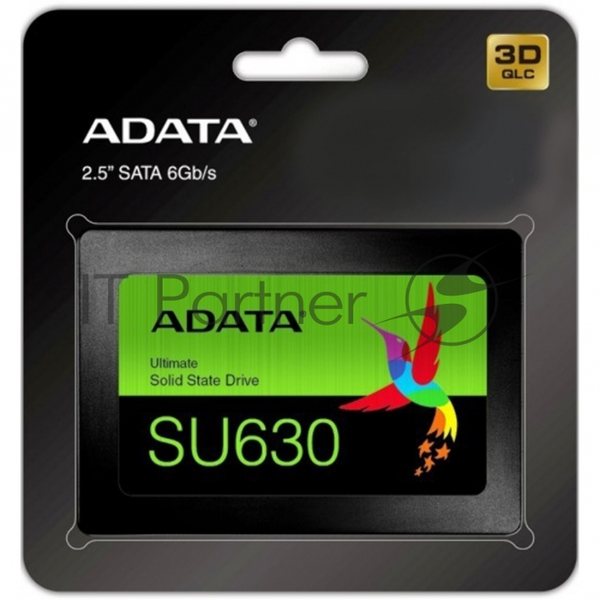 Накопитель SSD ADATA SU630, 960Gb, SATA III, 2.5", R/W 520/450
