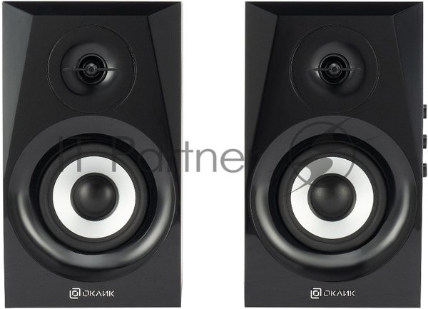 Акустическая система Oklick OK-166 BT 2.0 черный 40Вт