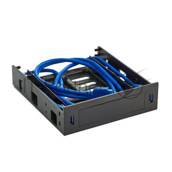 Салазки ExeGate EX280445RUS (переходник) для установки HDD 2.5/3.5" в отсек 5.25" с 2хUSB 3.0 ExeGate HD-2U3