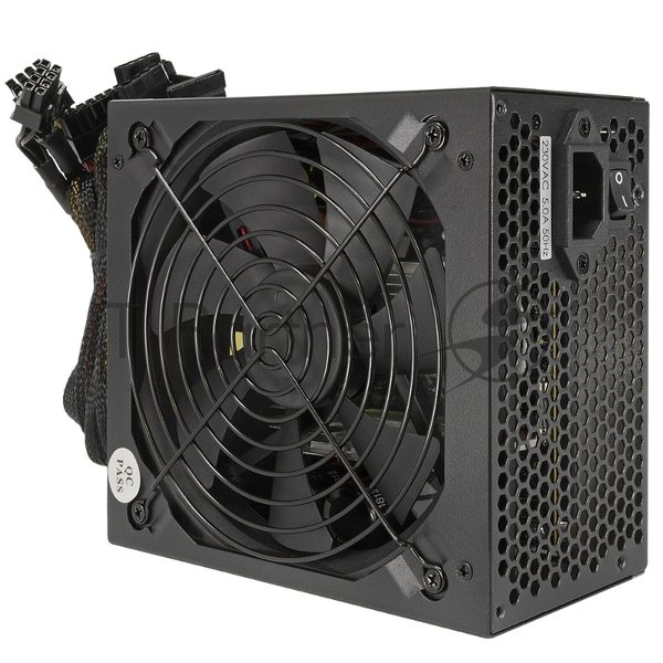 Блок питания CROWN CM-PS450W PRO (ATX, 450W, 80 PLUS SILVER 89%, APFC 20+4in 500мм, длина корпуса 140мм, FAN120, SATA*6, PATA*6, 4+4pin, 6+2pin PCI-E*4, кабель 1.2м, картонная упаковка)